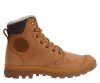 Trapery damskie Palladium PAMPA SPORT CUFF WPS skórzane brązowy 72992-228 WATERPROOF Ocieplane